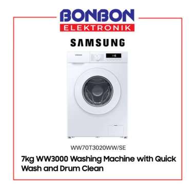 Samsung Mesin Cuci Front Loading 7KG WW70T3020WW/SE WW3000
