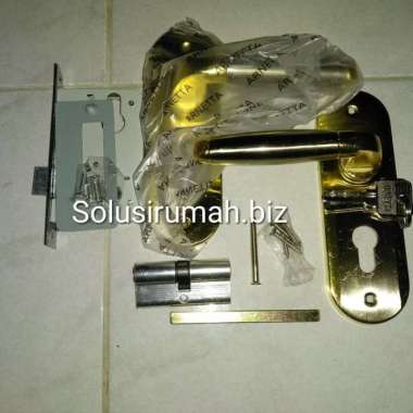 SET KUNCI PINTU KECIL BULAT MEWAH KOMPLIT MOTIF RANDOM ARNETTA