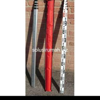 RAMBU UKUR 5M BAK UKUR MISTAR 5 METER Levelling stave meteran survey