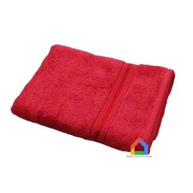 Merah Putih Handuk Mandi Dewasa [Jumbo 70x135 Cm] Merah