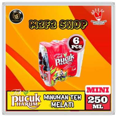 Teh Pucuk Harum Mini Original - 250 ml (Kemasan 6 Pcs)