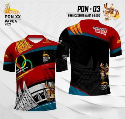 Jersey PON XX 2020 PAPUA, Jersey sport, Jersey timnas, Jersey timnas indonesia, Kaos olahraga, T-Shi