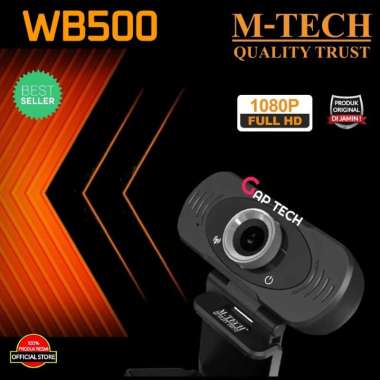 M-Tech / M Tech WB500 / WB 500 / WB-500 1080P Full HD Webcam Camera Original