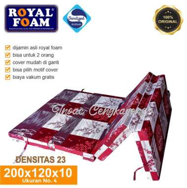 Kasur Busa Lipat Royal D23 Semua Ukuran Tebal 10 cm / Kasur Busa Royal Murah D 23 / Royal Foam Origi