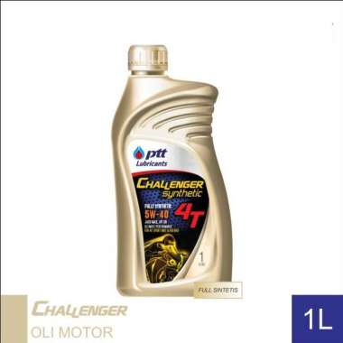 PTT Lubricants Challenger Synthetic 4T SAE 5W40 Oli Motor [1 L]