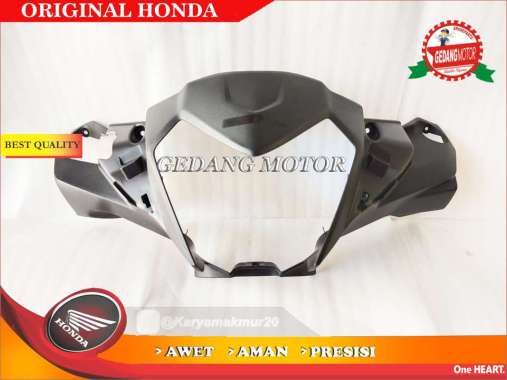 COVER BATOK DEPAN SUPRA GTR 150 HITAM ORI AHM
