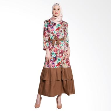 Koesoema Clothing Floral Cassandra ... aist Tie Baju Gamis Jumbo