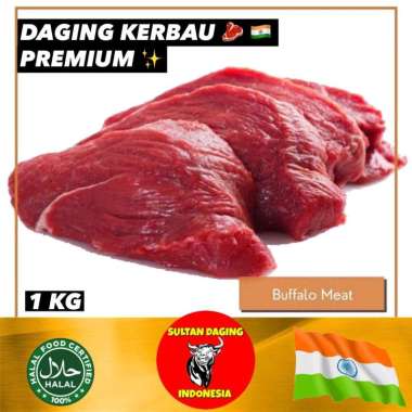 DAGING KERBAU PREMIUM 1 KG TANPA TULANG IMPORT DARI INDIA/ DAGING KERBAU FROZEN/ DAGING KERBAU 1KG/