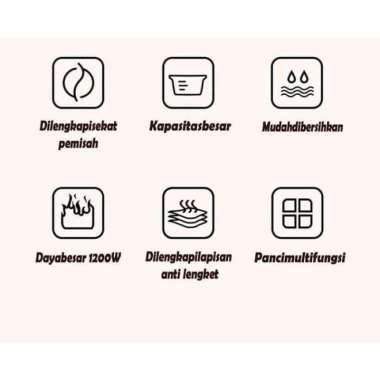 Panci Sukiyaki Hotpot Dual Electric - Han River Panci Suki Elektrik ORI 100% Multicolor