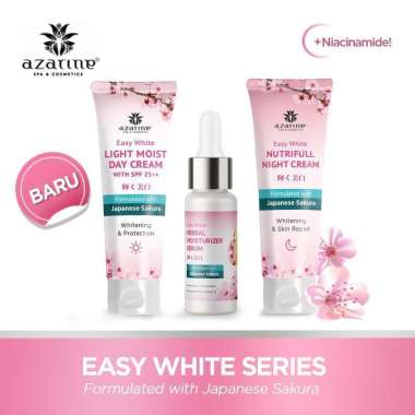 AZARINE EASY WHITE PAKET HEMAT - Paket Pemutih Wajah Murah Aman BPOM - Pencerah Wajah Kusam - Penghi