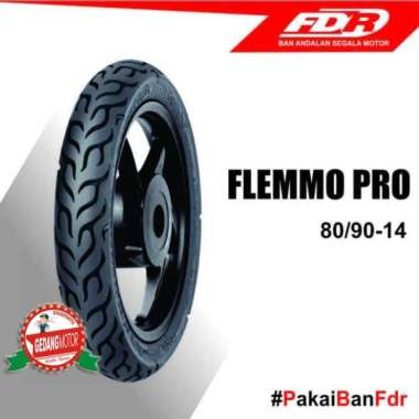 BAN LUAR MOTOR MATIC FEDERAL FDR 80/90-14 TT DEPAN RING 14