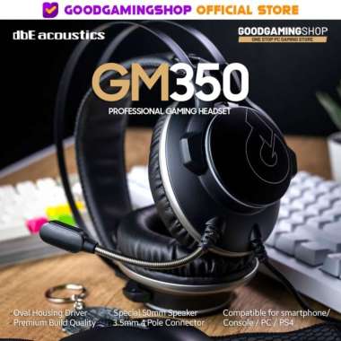 dbE Acoustics GM350 3.5mm Professional Gaming Headphone
