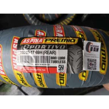 Ban luar Aspira Premio Sportivo Uk 160 / 60 -17 Tubles FREE PENTIL