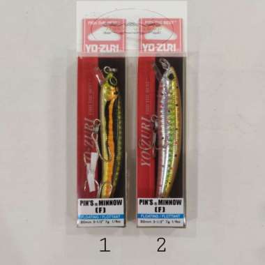 Umpan Pancing Yozuri PIN'S MINNOW 90mm 7g No. 2