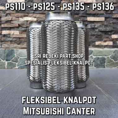 Mitsubishi Genuine Parts Flexible Knalpot Canter PS 110 PS 125 PS 135 Silver