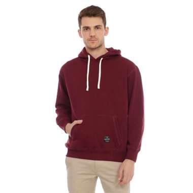 Cottonology Hoodie Pria Polos Maroon S