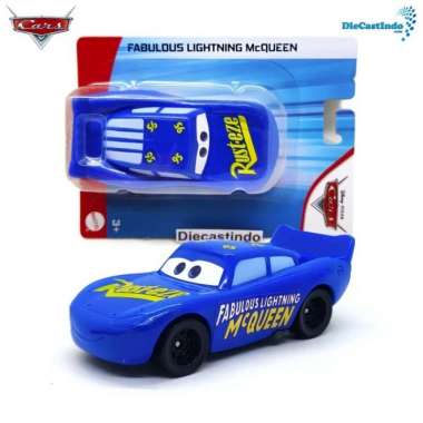 Mainan Anak CARS Lightning McQueen Disney Pixar Car Original Mattel FABULOUS McQUEEN