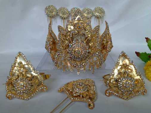 Mahkota Siger Sunda Blok Kencana Gold Plus 5 Mentul Gold