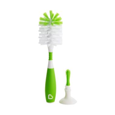 Munchkin Bristle Bottle Brush Green
