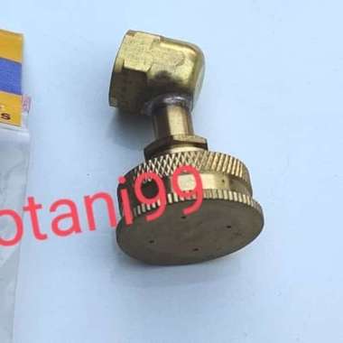 nozzle nosel spuyer bengkok 4 mata kuningan bronze utk tangki semprot