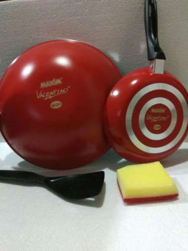 MAXIM Valentino Set - Panci Wajan Tefon Maxim 100 % ORIGINAL Multicolor