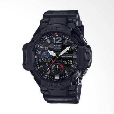 CASIO G-Shock Gravity Master Jam Tangan Pria [GA-1100-1A1 RBY] Black
