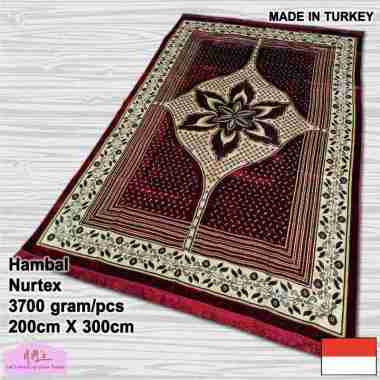 Nurtex - Karpet hambal tikar turki turkey permadani beludru bludru brudu alas lantai duduk ruang tam