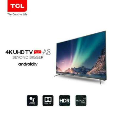 Promo Tcl 40 Inch Smart Led Tv - Android 90 - Frameless - Full Hd - Google Voicenetflixyoutube - Wifihdmiusbbluetooth Dolby Sound Model 40a5 Di Seller Tcl Official Store - Kota