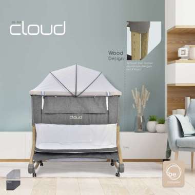 BabyElle BE 909 Cloud Tempat Tidur Bayi Grey