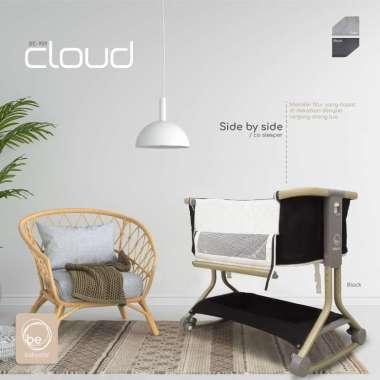 BabyElle BE 909 Cloud Tempat Tidur Bayi Dark Grey