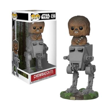 Funko POP! Star Wars Return of the Jedi #236 Chewbacca with AT-ST 8" Action Figure