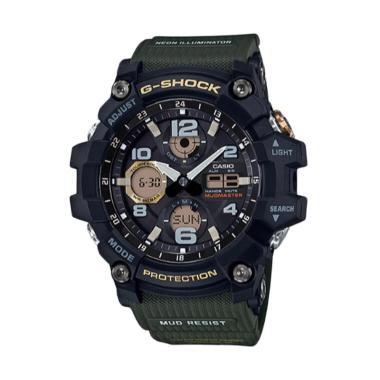 CASIO G-Shock Mudmaster Tough Solar Analog Digital Jam Tangan Pria - Hijau [GSG-100-1A3DR] Hijau