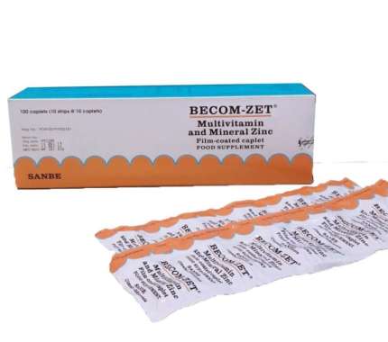 Vitamin Becom Zet / BECOM-ZET MULTIVITAMIN MINERAL ZINC 1BOX