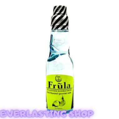 Tomomasu Frula Ramune Pear Pir Minuman Beverage Drink Japanese Soda Tutup Kelereng Fruit Sari Buah F