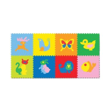 Evamats Puzzle Hewan Karpet Alas Lantai Multicolor
