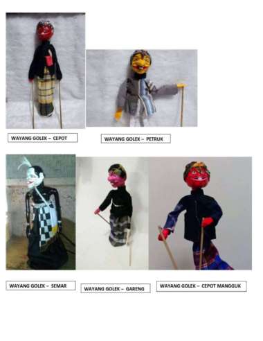 wayang golek Cepot Semar petruk Gareng