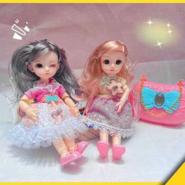 SK-M204 Mainan Boneka Anak Perempuan 2IN1 DIY Doll Boneka Princess Dress Boneka Putri Cewek Imut 2IN