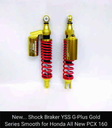 Shockbreaker YSS G Plus Honda All New PCX 160