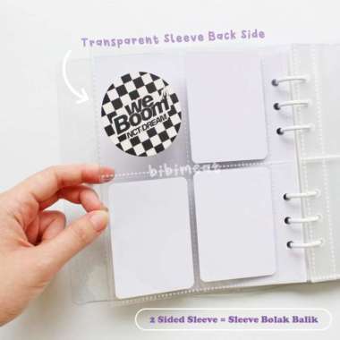 6 Ring Binder Photocard Album NCT / Photocard Album Kpop NCT Multicolor