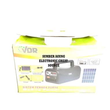 VDR Paket Sistem Tenaga Surya V1377SY V1377 Papan Solar Charger Pemuta