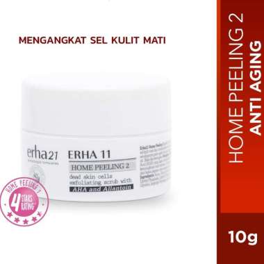 ERHA 11 Home Peeling 2 10gr - Krim Peeling Erha Tahap 2 -Scrub Pengangkat Sel Kulit Mati dan Komedo 