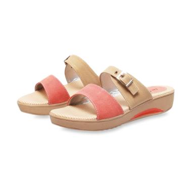 BSM SOGA BDN 913 Kasual Sandal Wedges Wanita - Cream