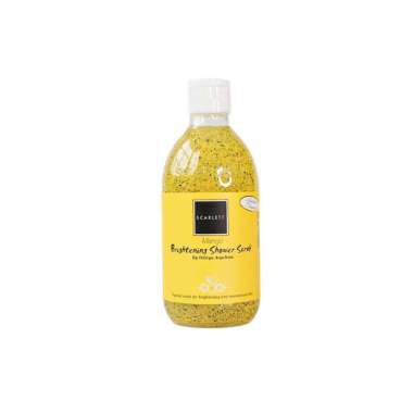 Scarlett Whitening Shower Scrub Mango perontok daki / lulur mandi susu / lulur badan scrub lulur 100