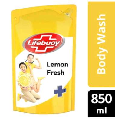 Promo Harga Lifebuoy Body Wash Lemon Fresh 850 ml - Blibli