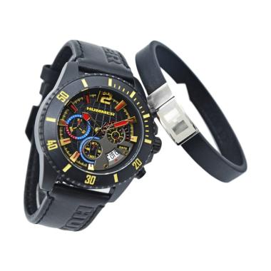 HUMMER Jam Tangan Pria [HM1001] Hitam