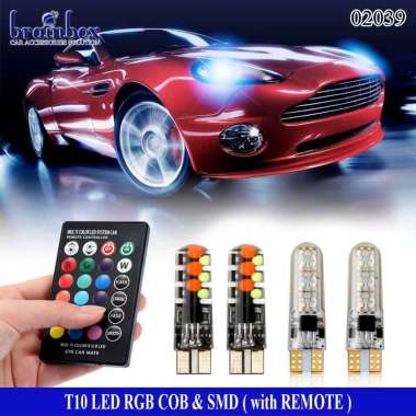 Lampu LED T10 Remote Wireless Lampu Kota Lampu Senja Lampu Sein LED COB