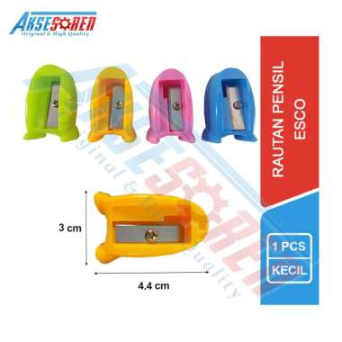 Serutan Pensil Kecil Esco / Kerokan Rautan Super Tajam Kuning