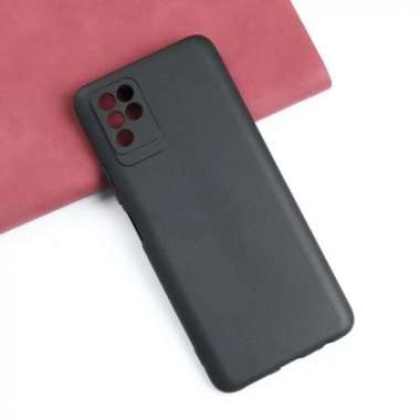 INFINIX NOTE 10 SOFTCASE BLACK MATTE BABYSKIN DOFF PREMIUM SHIELD