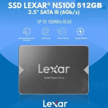 SSD Lexar NS100 512GB SATA 2.5 Inch - SSD Lexar 512GB 2.5  SATA III