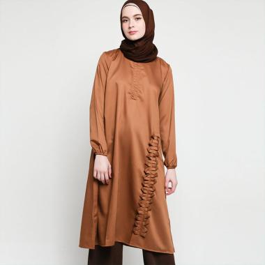 Radwah RZEATCF01 Zea Tunic Muslim Wanita - Coffee